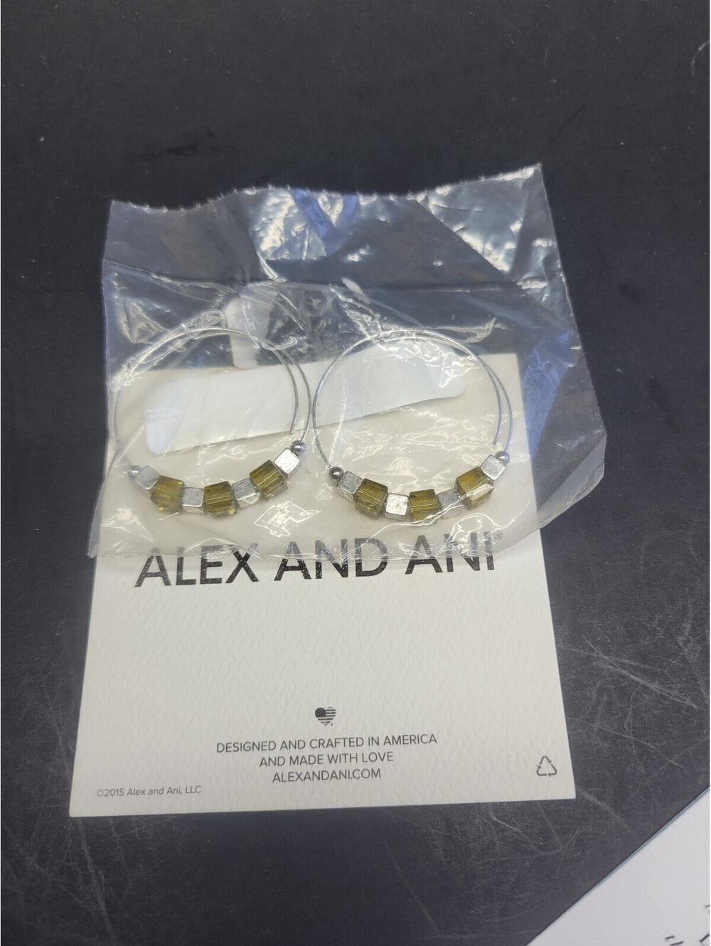 ALEX and ANI Fern Trailblazer Earrings in Rafaelian Silver Depths of the Wild